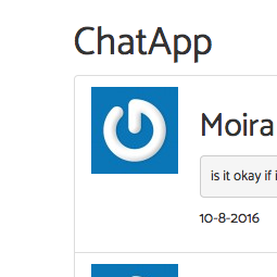 Chat app preview
